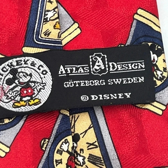 Mickey Mouse Atlas Design Disney Time/Watch Tie - Picture 6 of 8